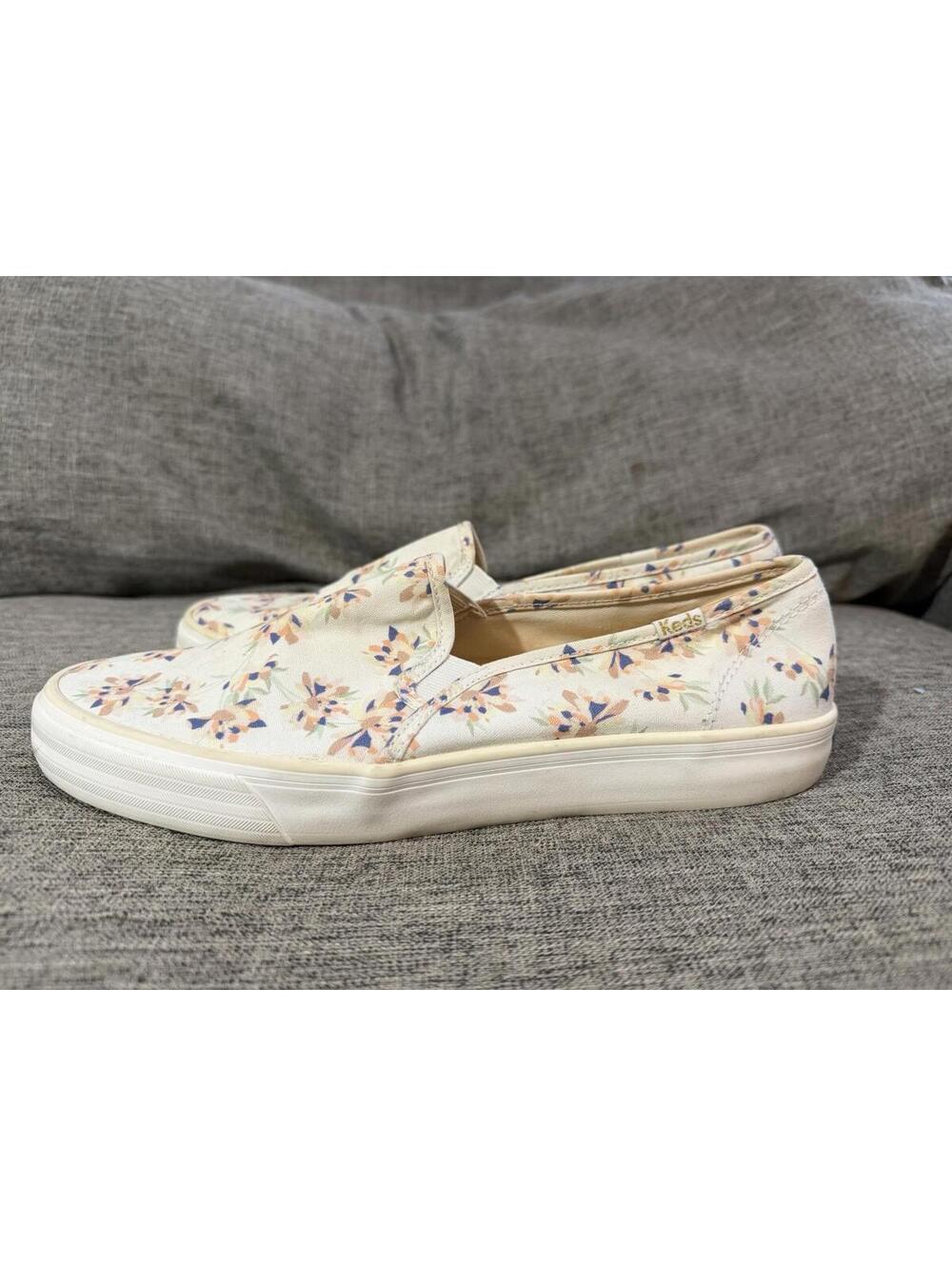 Keds Womens Double Decker Slip On Sneakers Womens Size 10 Floral - Picture 4 of 8